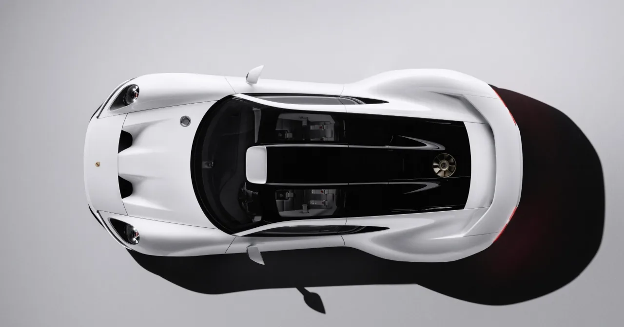 Дизайн кузова нового суперкара Porsche