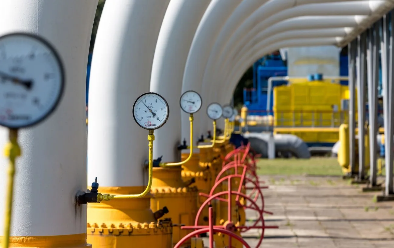 Газовидобувна платформа в українському газовому родовищі
