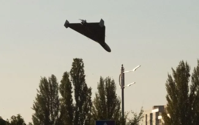 Місце падіння безпілотника в лісі Молдови