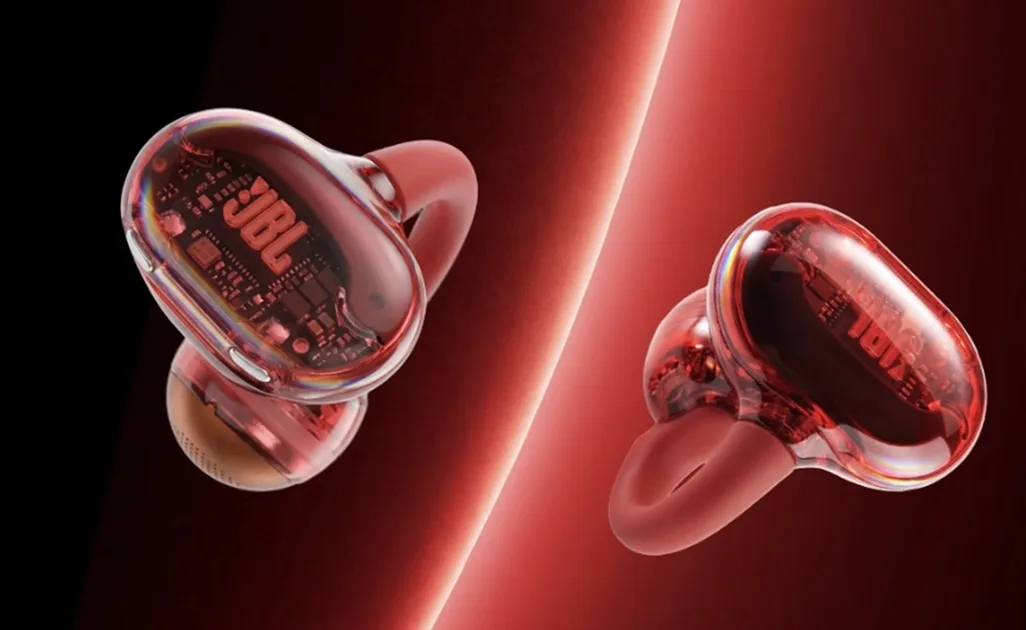 JBL Soundgear Clips у червоному кольорі Tourmaline Red: премієра стильних навушників з преміум-звуком