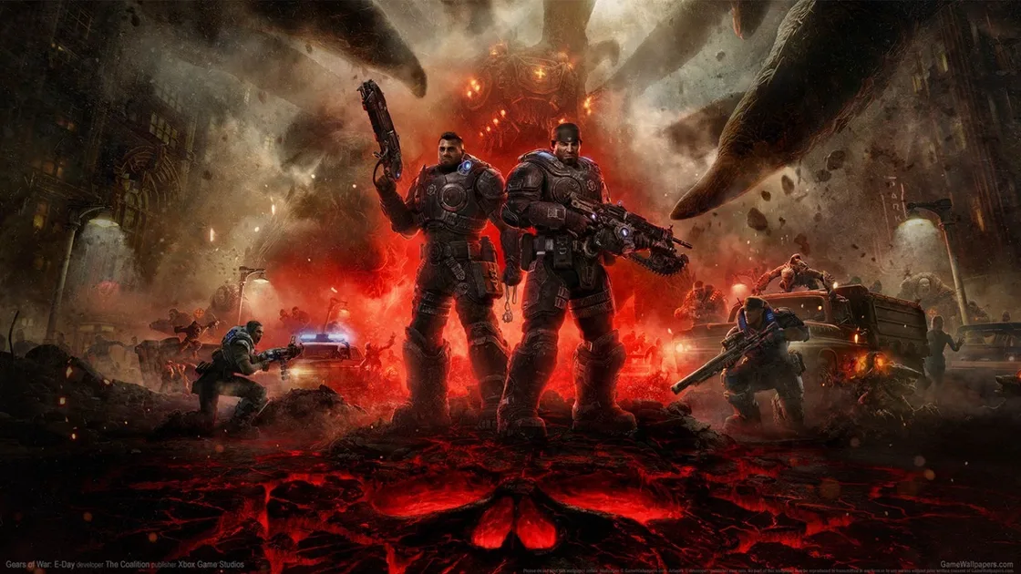 Постер гри Gears of War E-Day