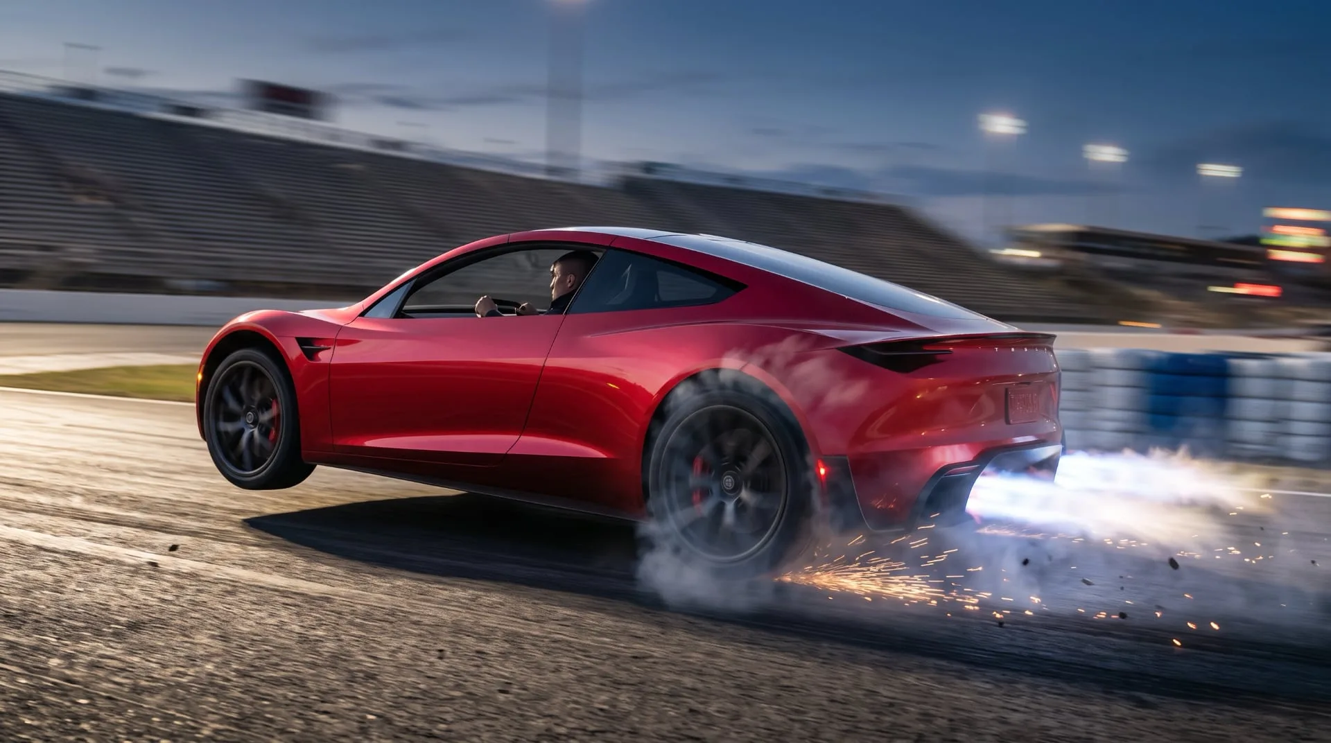 Tesla Roadster зі SpaceX соплами: фізика стисненого газу замість «літаючого авто»