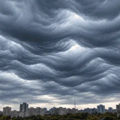 Рідкісні хмари Asperitas: як харків’яни побачили «океан» у небі