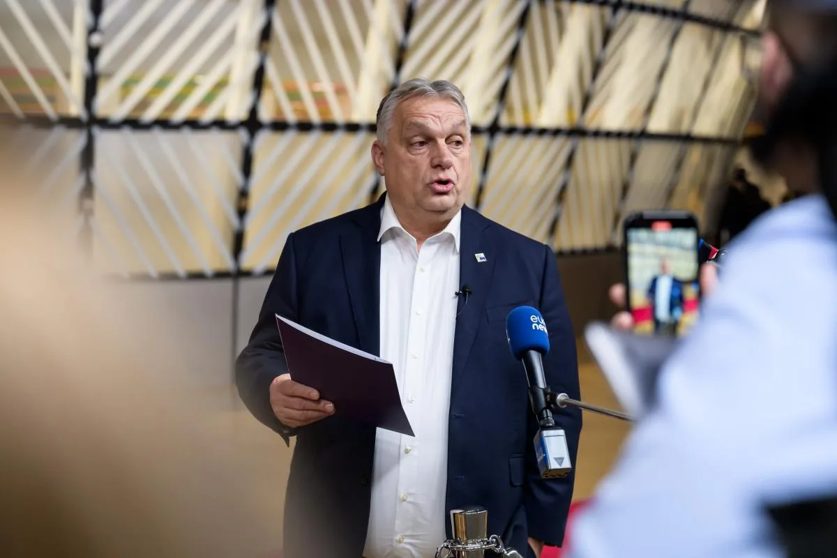 Віктор Орбан під час політичного заходу