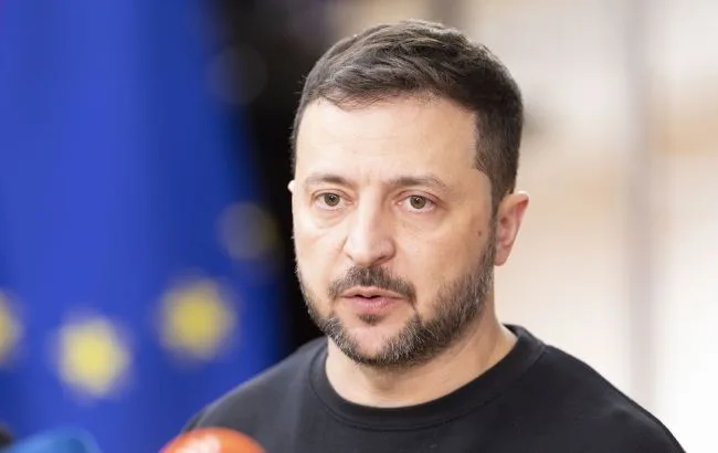 Володимир Зеленський під час офіційного звернення